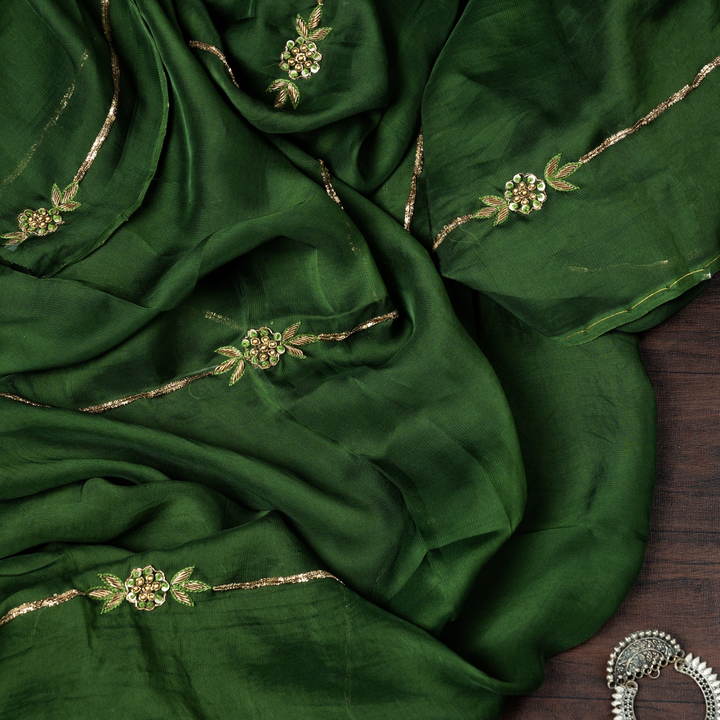 Nargis Heena Forest Majesty Dupatta