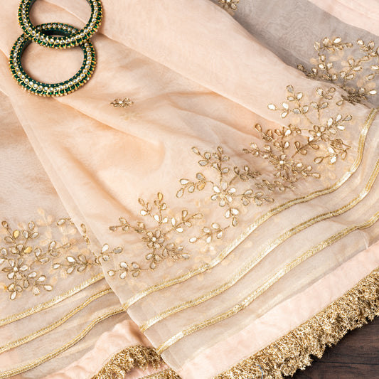 Nargis Meher Peach Blossom Dupatta