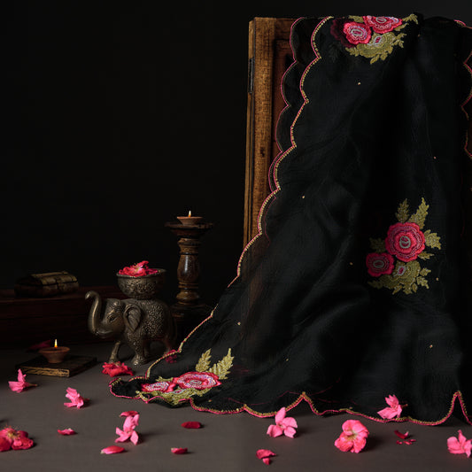 Nayaab Gul Midnight Sequin Dupatta