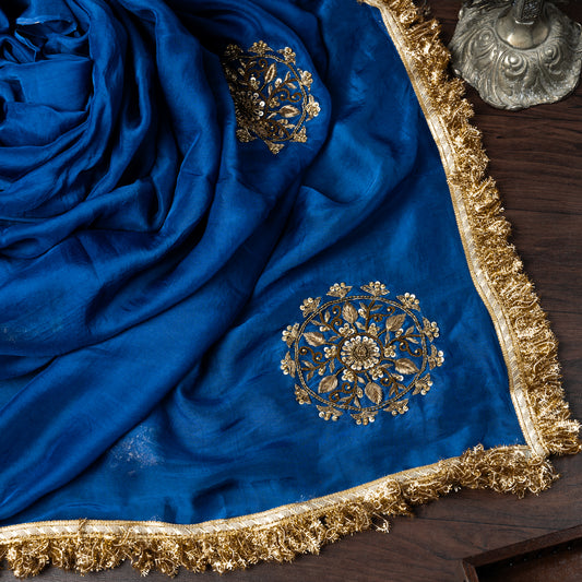Rangrez Naaz Royal Sapphire Dupatta
